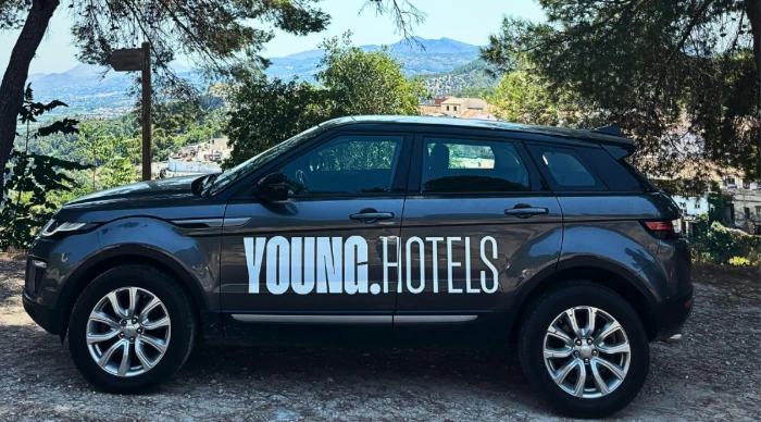 Young hotels experience arrival transfer
